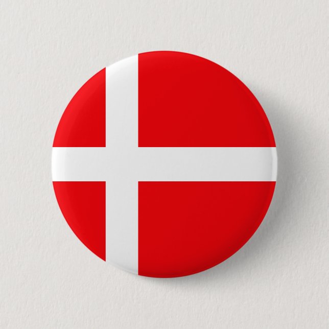 Danish Flag T-shirts and Gifts Pinback Button (Front)