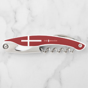 Danish flag waiter's corkscrew