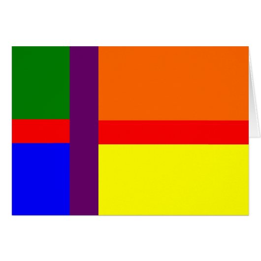Danish Gay Pride Flag Cards (Front Horizontal)