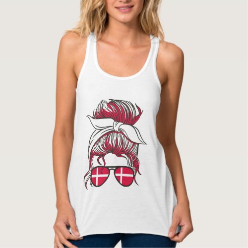 Danish girl design tank top