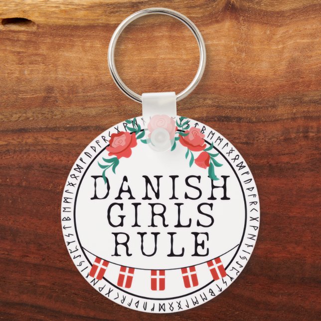 Danish Girl's Pillow Keychain (Front)