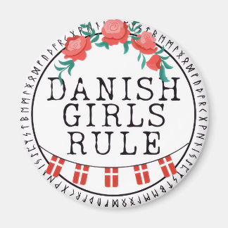 Danish Girl's Rule Magnet