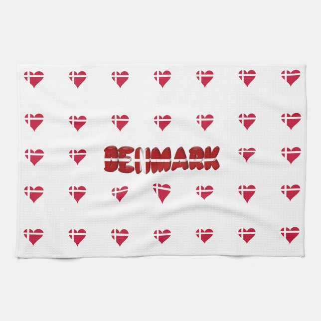 Danish heart towel (Horizontal)