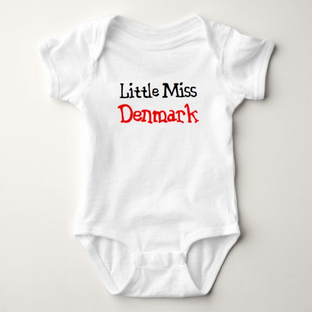 danish little miss baby bodysuit (Front)
