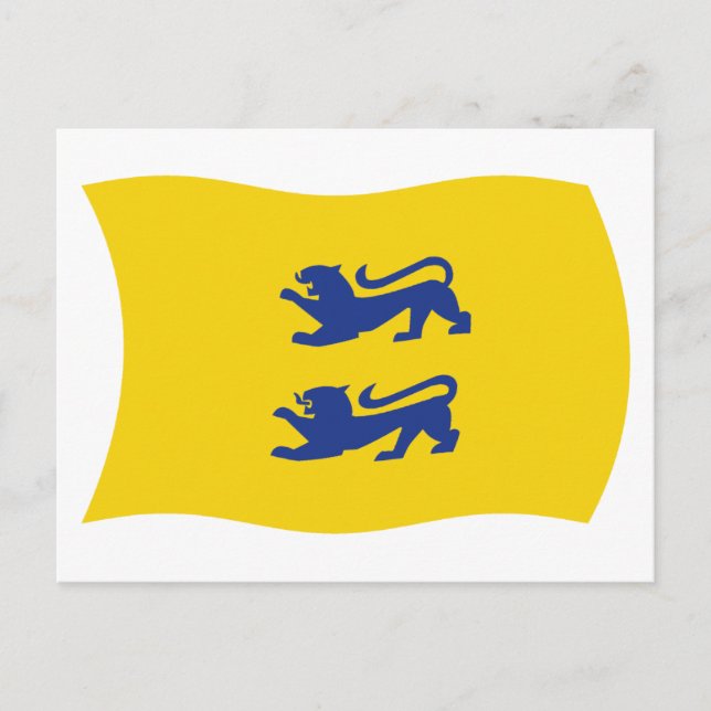 Danish Minority of Southern Schleswig Flag Postcar Postcard (Front)