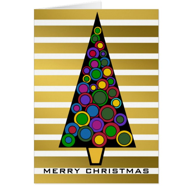 Danish Modern Christmas Tree Cards (Front)