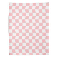 Large Light Millennial Pink Pastel Color Checkerboard Wrapping