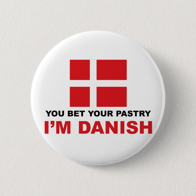 Danish Pastry Button (Front)