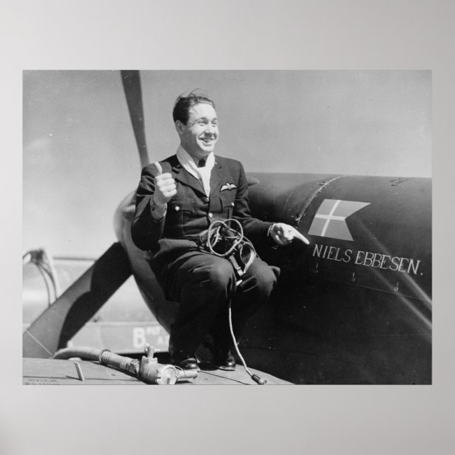 Danish RAF Pilot Poster (Front)