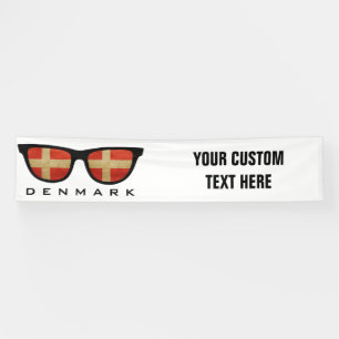 Danish Shades custom text & color banner