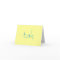 Danish Thank You Note Card Tak in Yellow