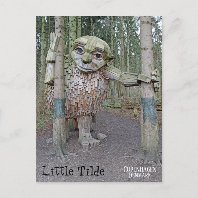 Danish Troll Traveling Postcard! Postcard (Front)