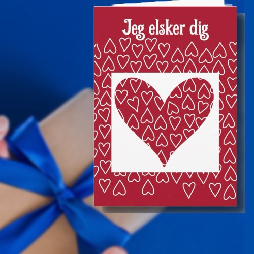 Danish Valentine Holiday Card