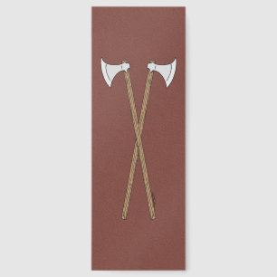 Danish/Viking Axes Crossed Bookmarks
