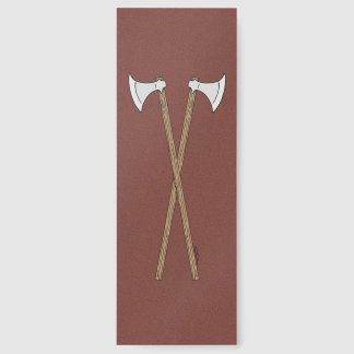 Danish/Viking Axes Crossed Bookmarks