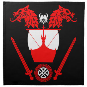 Danish Viking Cloth Napkin