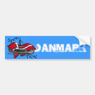 Danish Viking Ship cultural gifts of Denmark Bumper Sticker