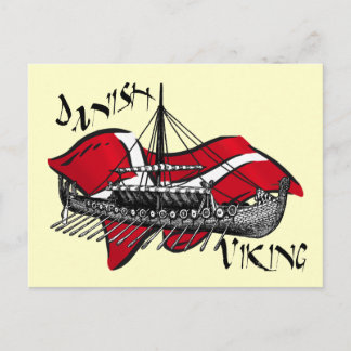 Danish Viking Ship cultural gifts of Denmark Postcard