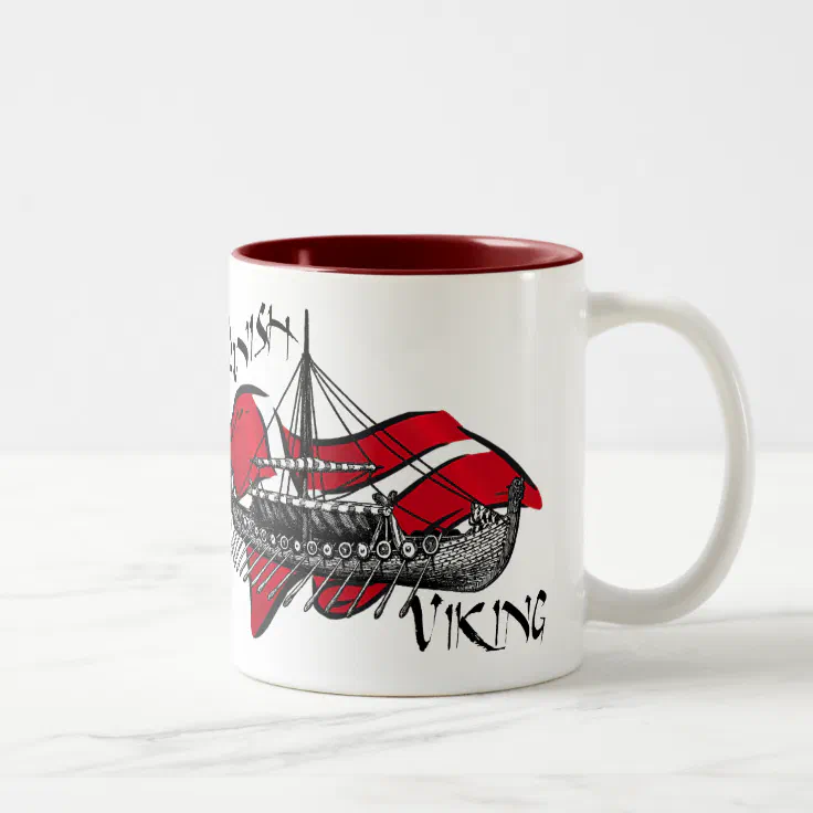 Danish Viking Ship cultural gifts of Denmark Coffee Mug |