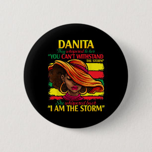 Danita First Name Family Surname Black History Mon Button