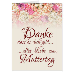 Danke, dass es dich gibt - Muttertag Card
