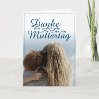 Danke, dass es dich gibt, Muttertag, Mutter & Kind Card