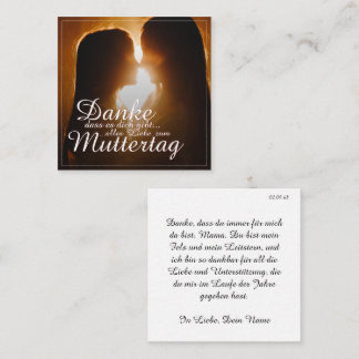 Danke, dass es dich gibt - Muttertag Note Card