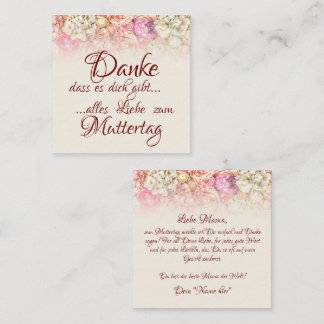 Danke, dass es dich gibt - Muttertag Note Card