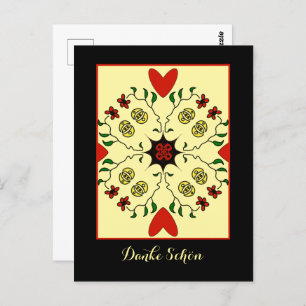 Danke schön postcard