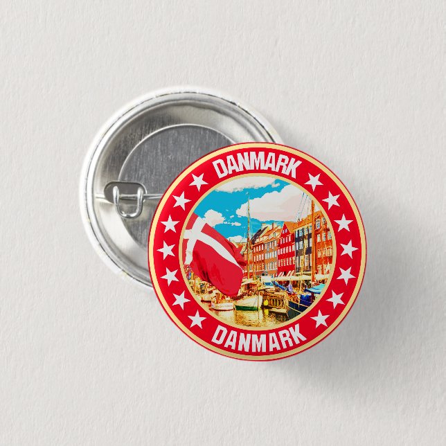 Danmark                                            button (Front & Back)