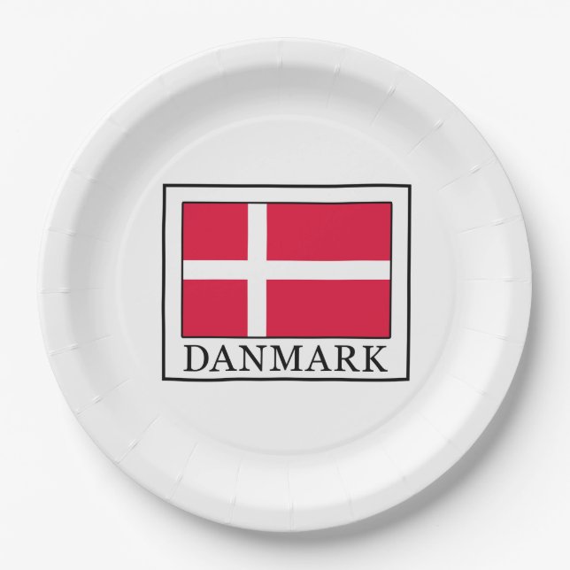 Danmark Paper Plates (Front)