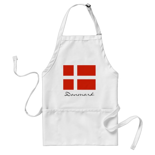 Danmark with Dannebrog Adult Apron (Front)