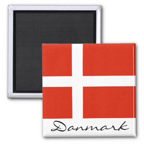 Danmark with Dannebrog Magnet