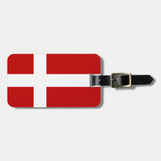Dannebrog Danish Flag Luggage Tag