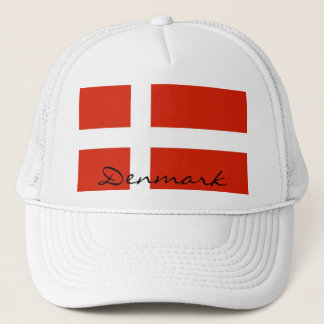 Dannebrog, National Flag of Denmark Trucker Hat