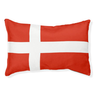 Dannebrog; The Official Flag of Denmark Pet Bed