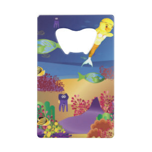 Danni the Mermaid Credit Card Bottle Opener
