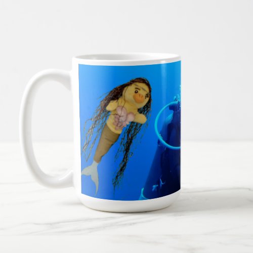 Danni the Mermaid underwater Coffee Mug