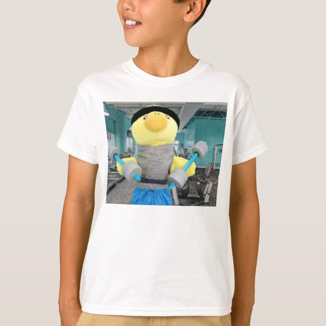 Danny Duck in the gym T-Shirt (Front)
