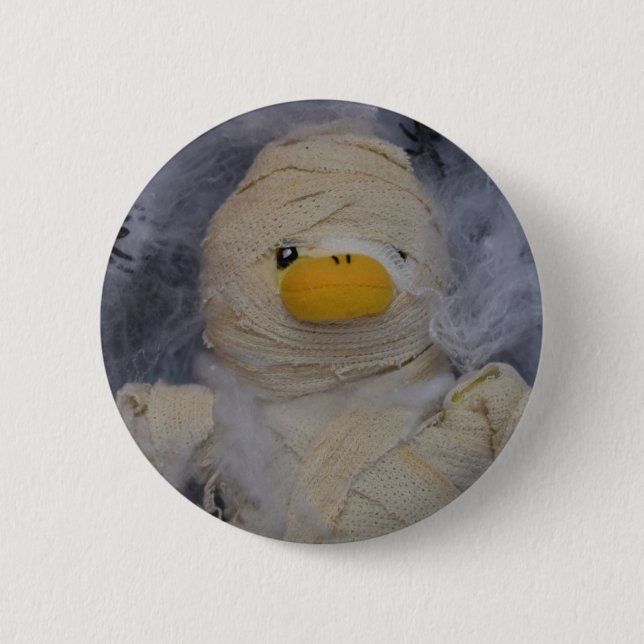 Danny Duck the Mummy Button (Front)