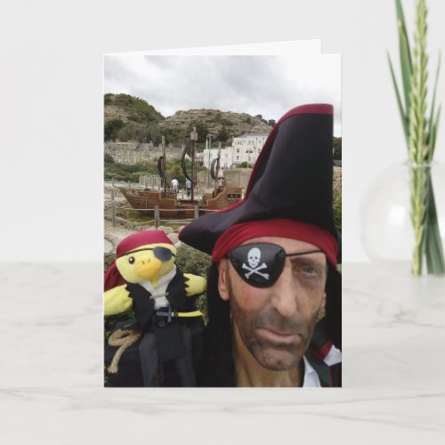 Danny Duck the Pirate Birthday card