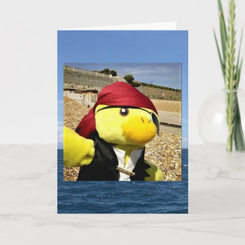 Danny Duck the Pirate Birthday card