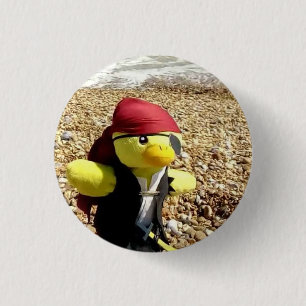 Danny Duck the Pirate Button