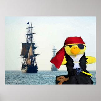 Danny Duck the Pirate. Poster