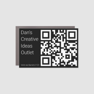 Dans Creative Ideas Outlet Car Magnet in Black