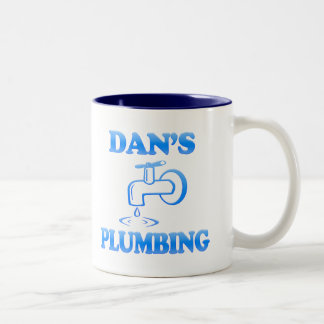 Dan's Plumbing Two-Tone Coffee Mug