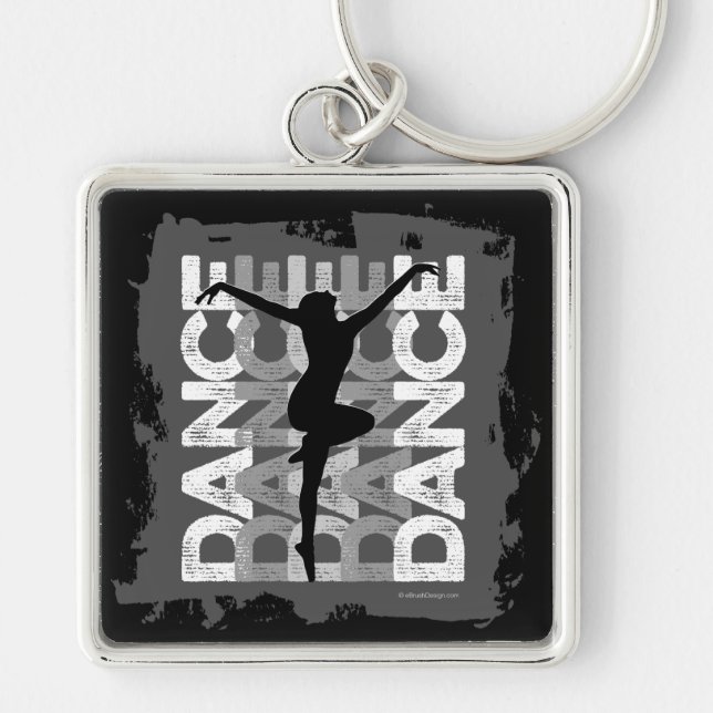 Danse et Lettres (Dance) Keychain (Front)