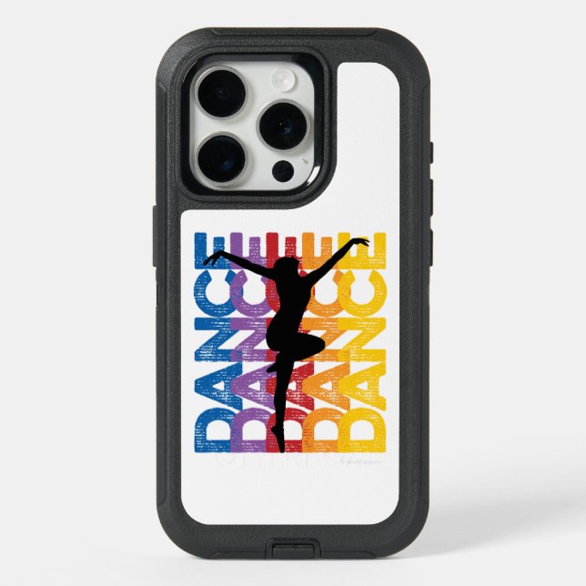 Danse et Lettres iPhone 15 Pro Case (Back)