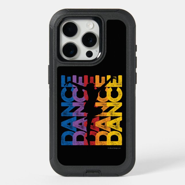 Danse et Lettres iPhone 15 Pro Case (Back)