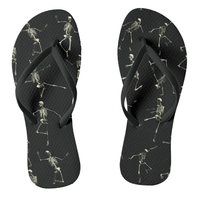 Danse Macabre Flip Flops (Footbed)